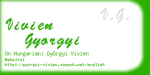 vivien gyorgyi business card