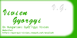 vivien gyorgyi business card